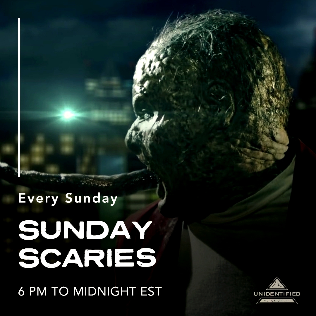 watchunidtv's tweet photo. Sunday Scaries is back this evening with all new films! Tune in from 6 PM EST unti Midnight for the premiere of Devil's Revenge, The Hunting, and Blood Child!

#unidentified_tv #unidentified #scarymovies #sundayscaries #horrorfilms #horror #occult #movies #freefilms #freetv #film https://t.co/daa7DO7EaO