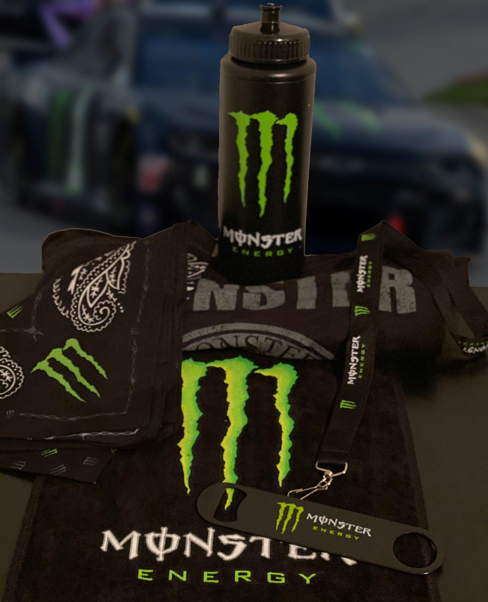 CGRTeams's tweet photo. We've got some @MonsterEnergy swag for you 😎 

RT this and follow us for a chance to win! 3 winners will receive a @MonsterEnergy swag pack. 🔥 

Winner selected Monday, 8/17. https://t.co/WKP8ZtdXAR