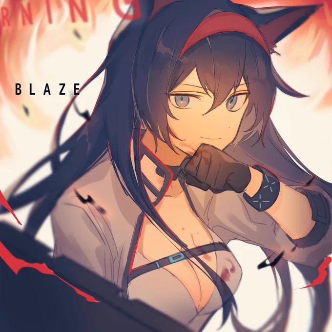 #アークナイツ版深夜の真剣お絵かき60分一本勝負 #アークナイツ #明日方舟
ブレイズ 