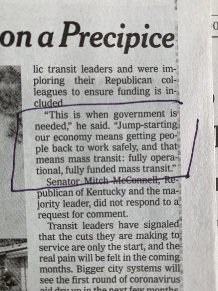 Yes, I take notes on  @nytimes esp when the article is about public transit and pinpoints racial inequities, and the importance of public transit to the health of our collective economy.  #America  #Minnesota  #mnleg  #finishnorthstar THREAD