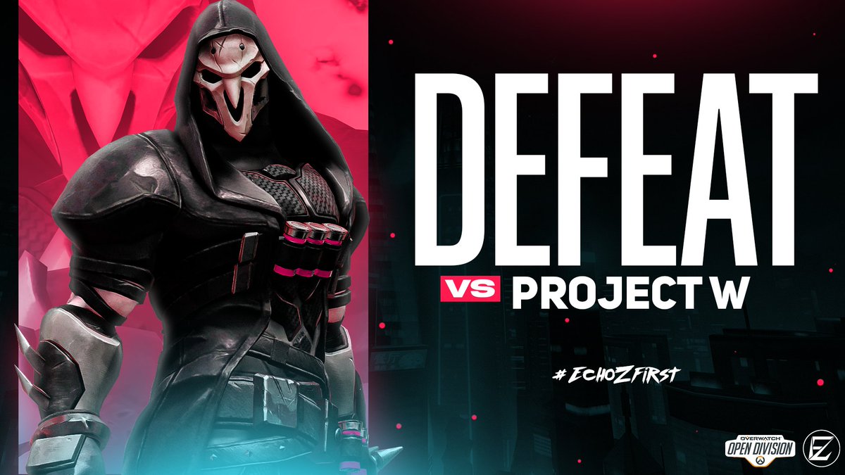 EchoZEsport's tweet photo. Unfortunately, we finish OD 16th.
This result is already way better than the last one!
We will still improve, and next time, let's make Trials!
GGs @ProjectW_OW, you deserved this 3-0.
#EchoZFirst https://t.co/RE3FVj8IhI