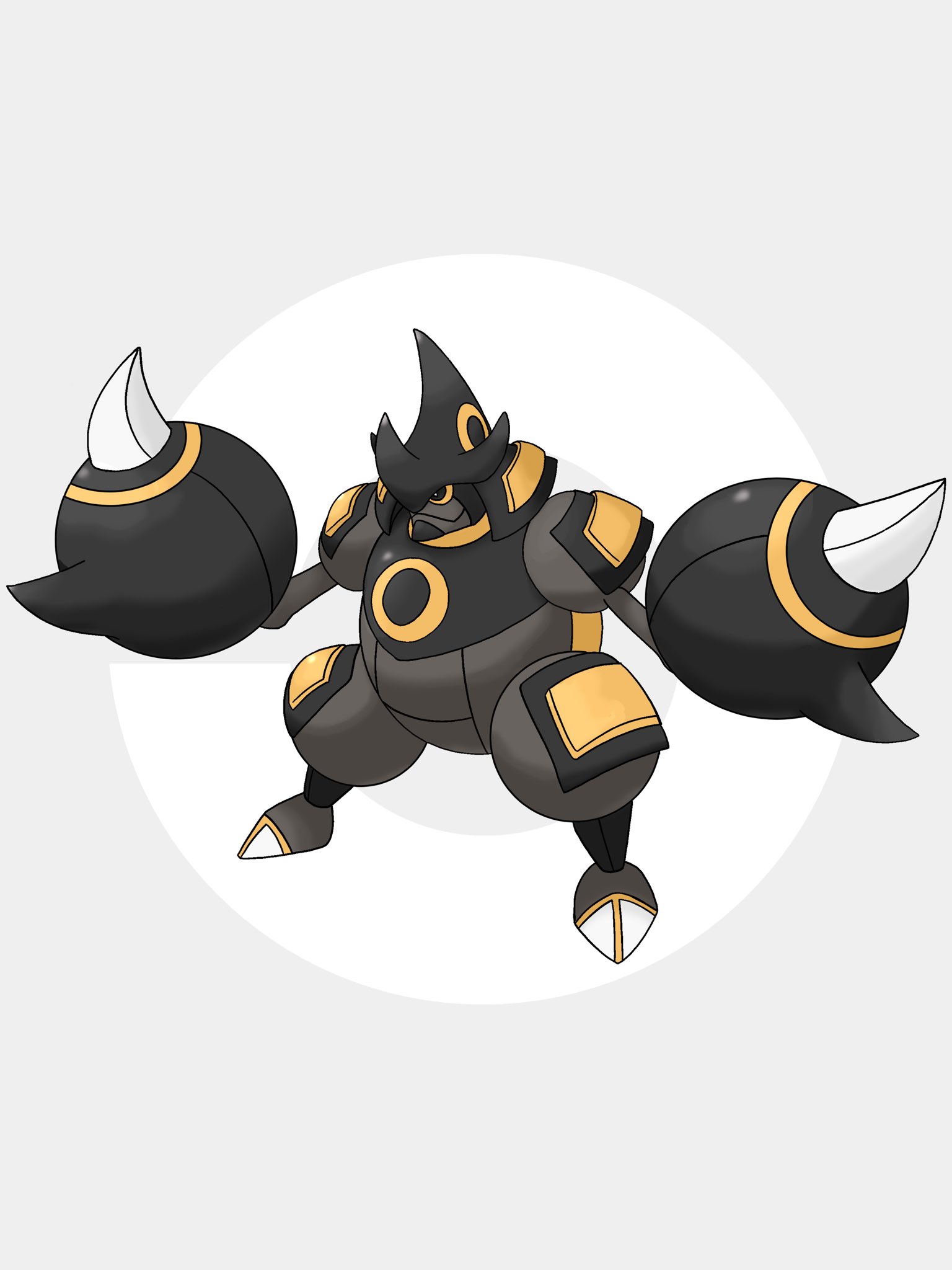 やん之助 ヘラクロスオリジナル進化系 アクトロス キョダイマックスと並べて載せとく