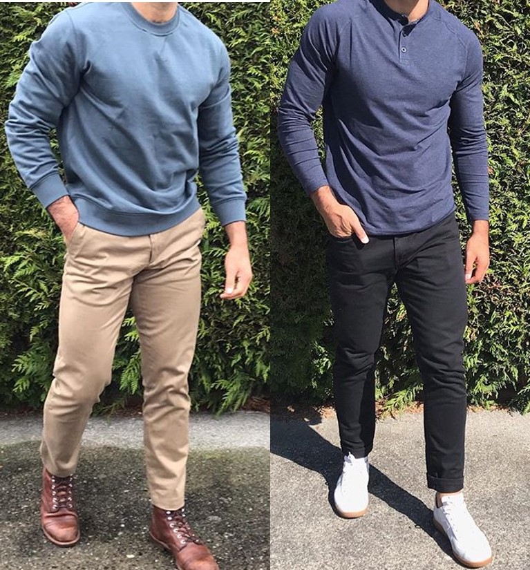 Here are a couple examples of how I've paired some athleisure items with casual wear in the past year: