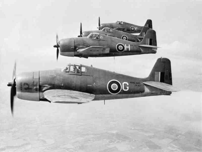 While in the absence of the big fleet carriers, air power was provided by a force of small escort carriers, including HMS Ameer, HMS Attacker, HMS Empress, HMS Hunter, HMS Stalker & HMS Shah, flying Grumman Avenger torpedo bombers & Grumman Hellcat & Supermarine Seafire fighters.