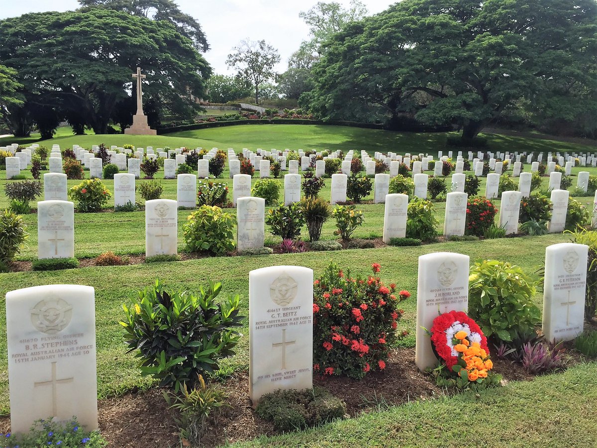 7/8 In Dec 1945 the remains were moved to CWGC Bomana, Port Moresby, where they lie today. Of the 81 men who’d been left behind at Rabaul in Nov '42, only 18 emaciated survivors were still alive at war’s end. Thus only 3% of the original 600 British soldiers survived captivity.