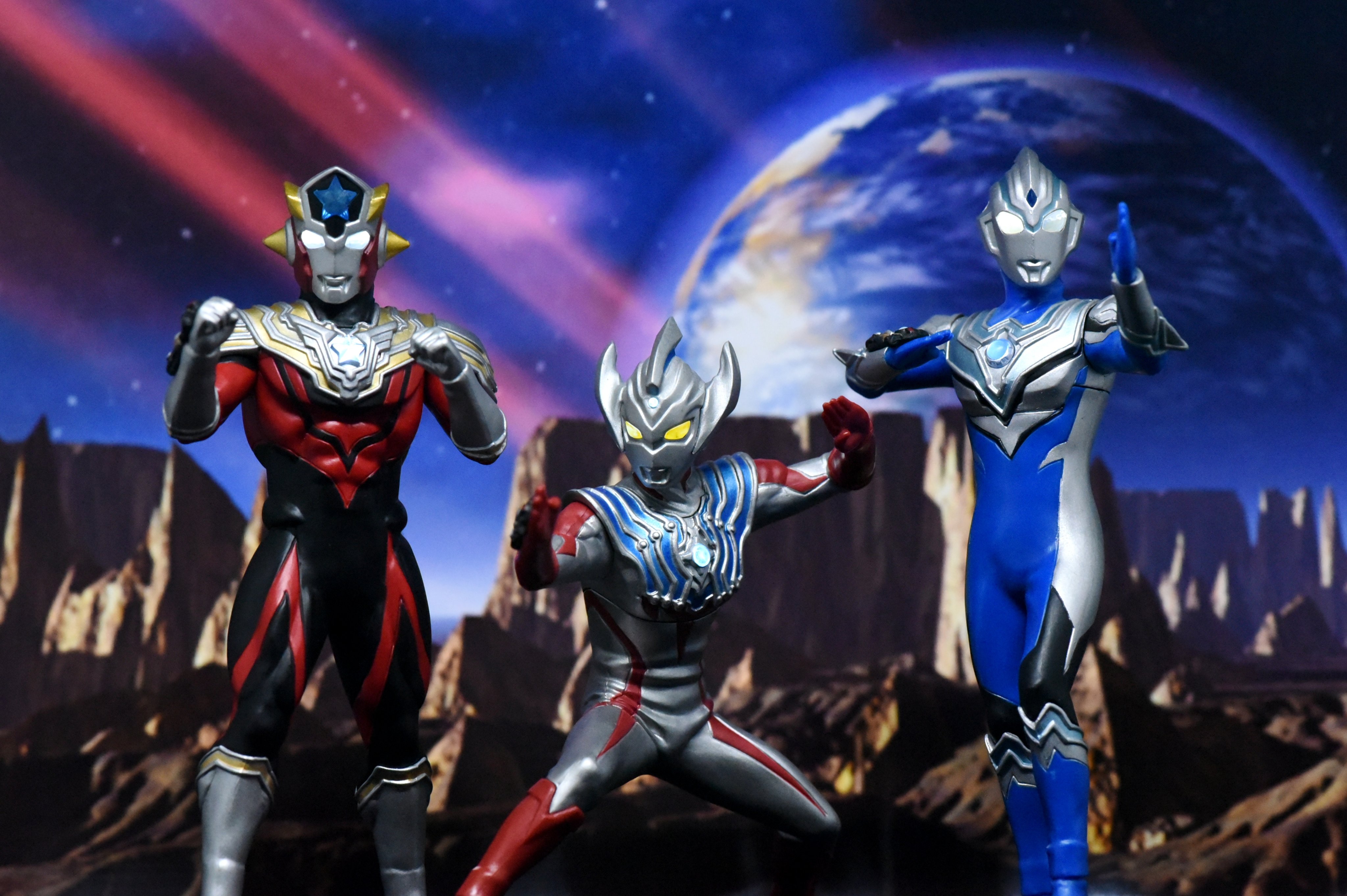 タイガ、タイタス、フーマの3体セット】アルティメットルミナス