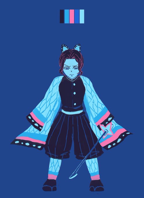 カラーパレットからリクエストされた番号のカラーを使って描くのtwitterイラスト検索結果 古い順