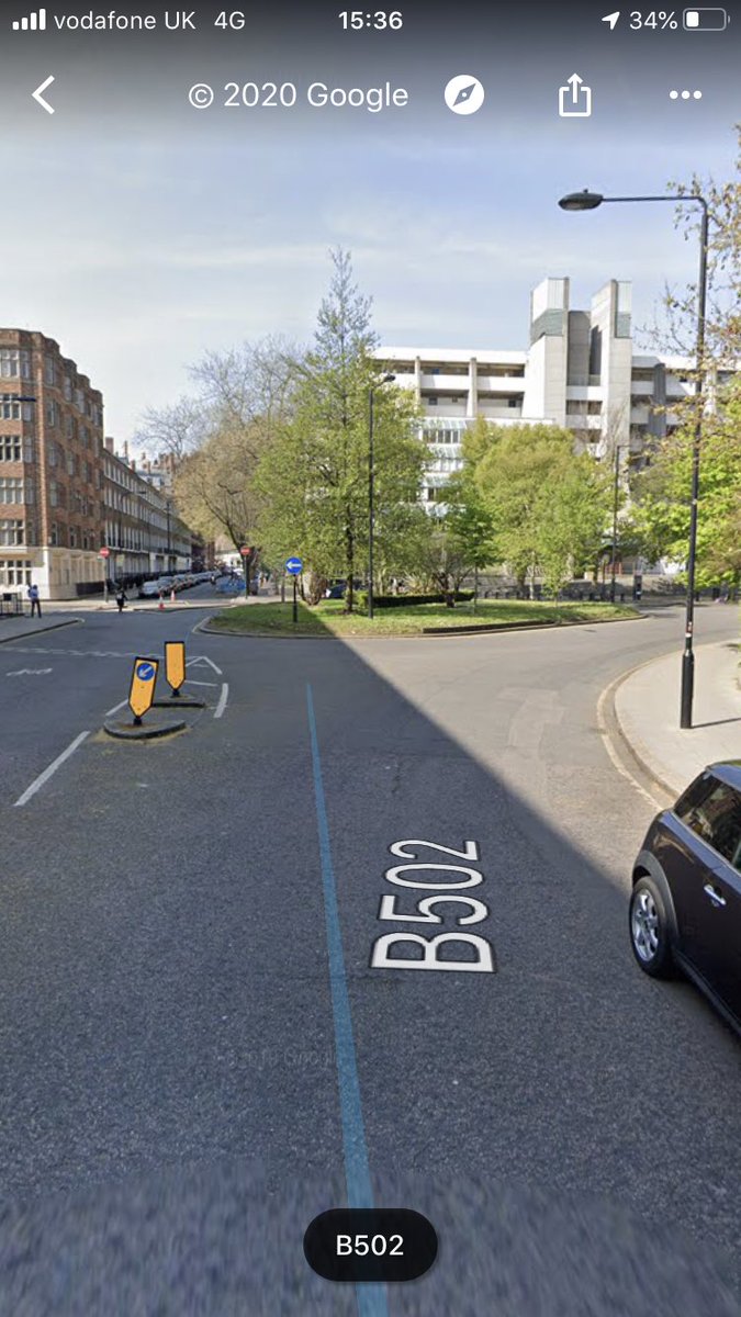What the corner of Brunswick Square looked like before, and after, courtesy of Google Streetview