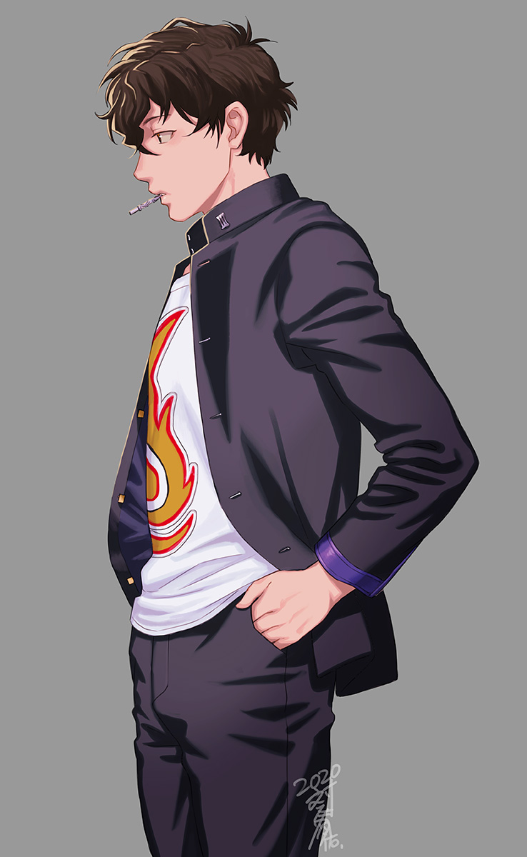 皆守甲太郎 対馬州佑のイラスト 皆守甲太郎 対馬州佑のイラスト