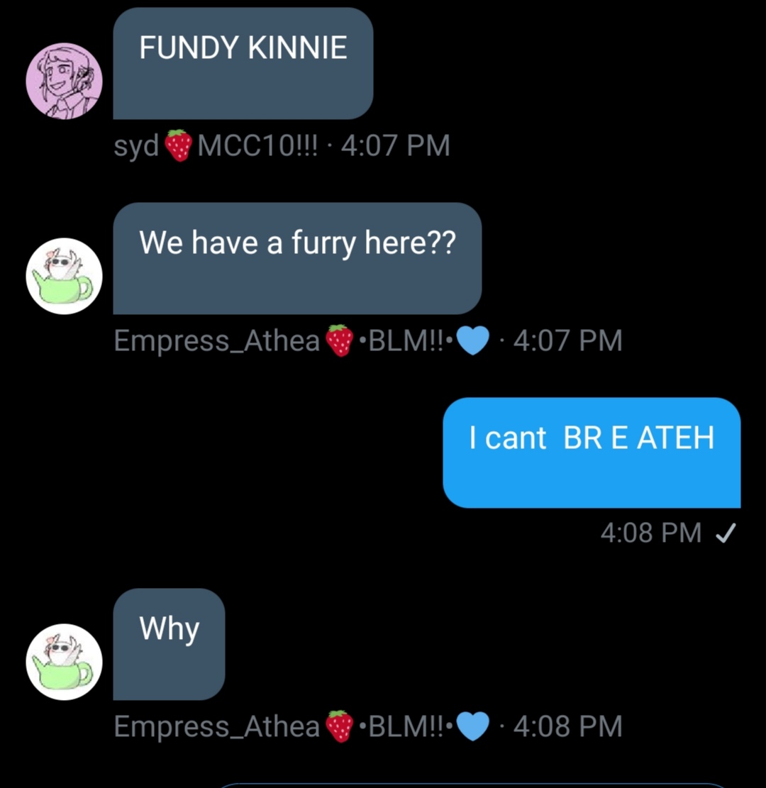 here we go.getting bullied for being a fundy kinnie: a thread