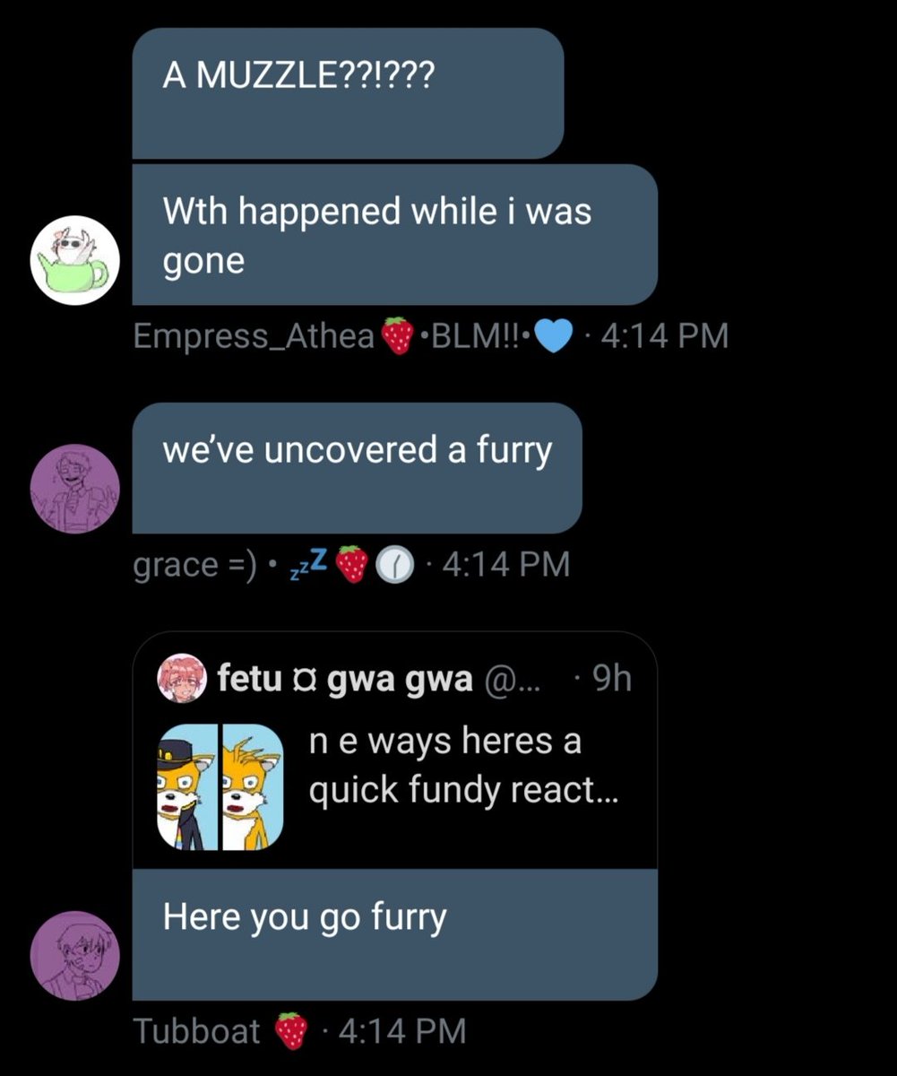 here we go.getting bullied for being a fundy kinnie: a thread