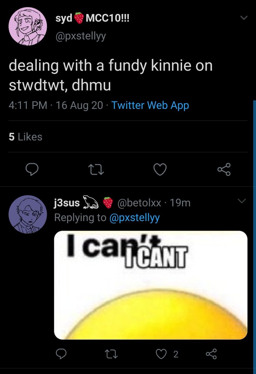 here we go.getting bullied for being a fundy kinnie: a thread