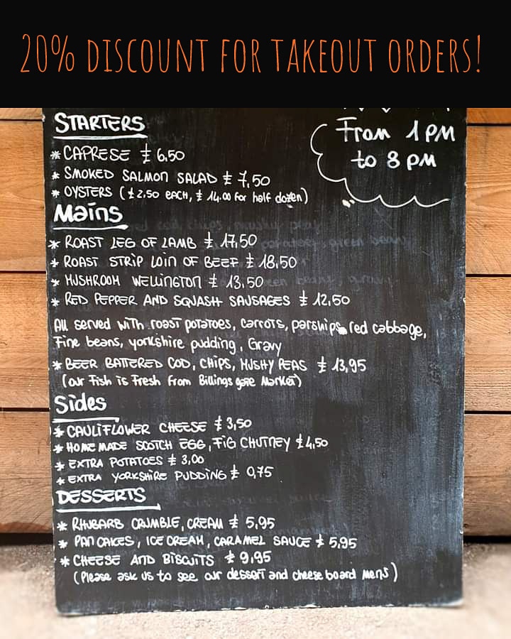 TheAngelBowE3's tweet photo. We appreciate that dining in is not for everyone at the moment and that some of you love your home comforts... We continue to offer 20% discount for takeout 

We have the Sunday roast sorted for you!

#AngelAtHome #takeout #discount #sundayroast #roast #menu https://t.co/jYvv7ozMLR