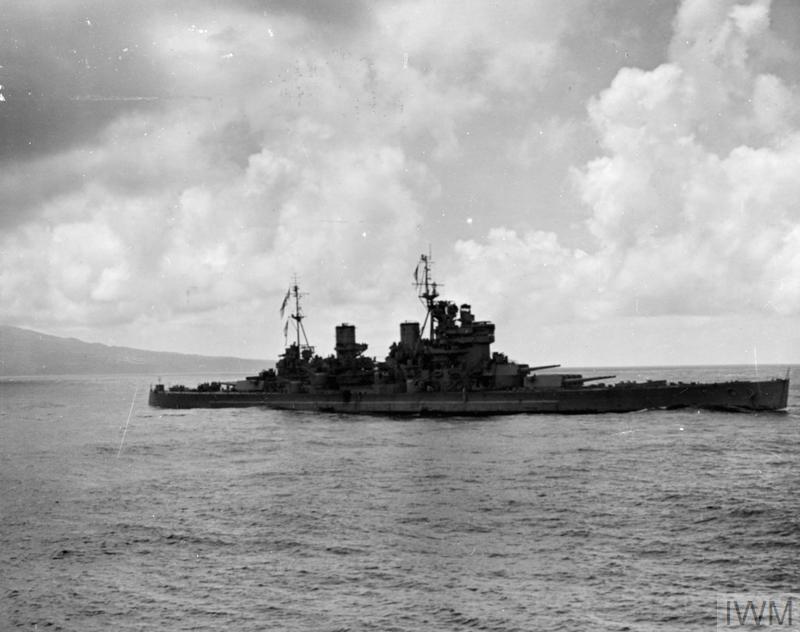 Much like V/Adm Rawlings' force, this contained two modern King George V Class battleships - Adm Fraser's personal flagship HMS Duke of York, & HMS Anson - sisters to V/Adm Rawlings' flagship HMS King George V & HMS Howe.