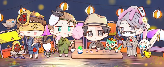 第五人格と夏祭りのtwitterイラスト検索結果