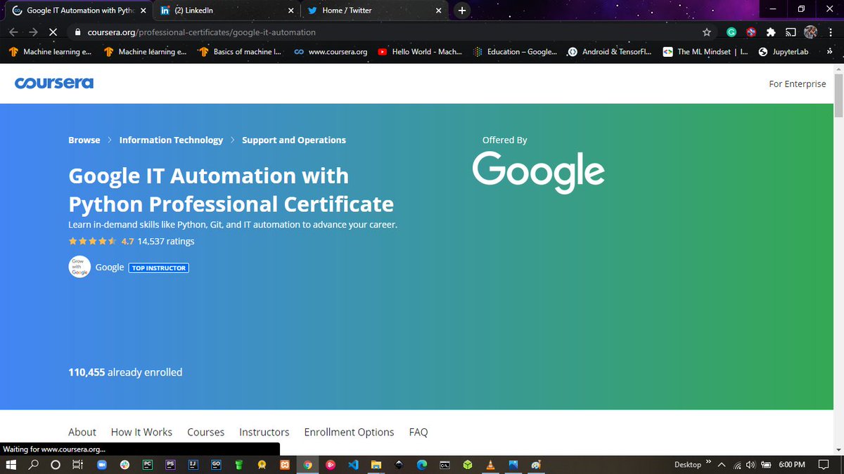 timz_owen's tweet image. Its been 2weeks of trying to diversity in the tech industry.Thanks to @Google @coursera .Got certified in #SystemsAutomation  python &amp;amp; #ITSupportSpecialist. This makes me not to be dependent in #Android or #community based companies. Currently working on expert systems in #Python
