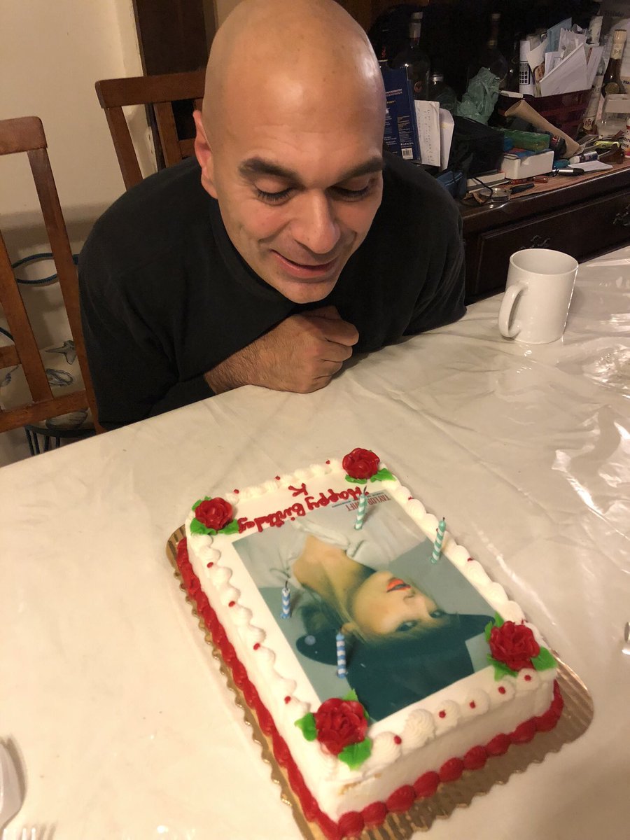 and naturally... i got him a birthday cake with taylor on it  @taylorswift13