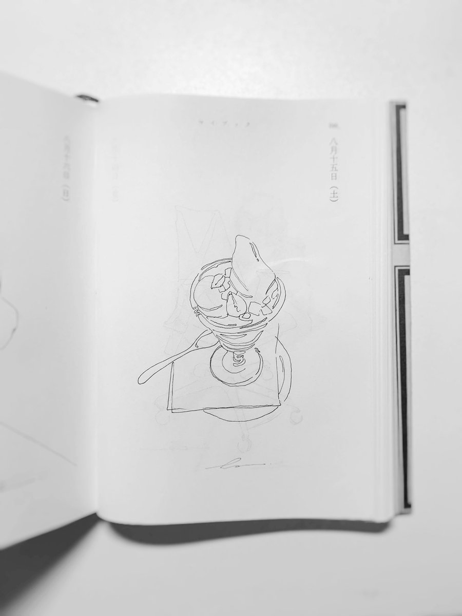 8月14日 新しい椅子
8月15日 いちごのサンデー

 #1日1絵_k 