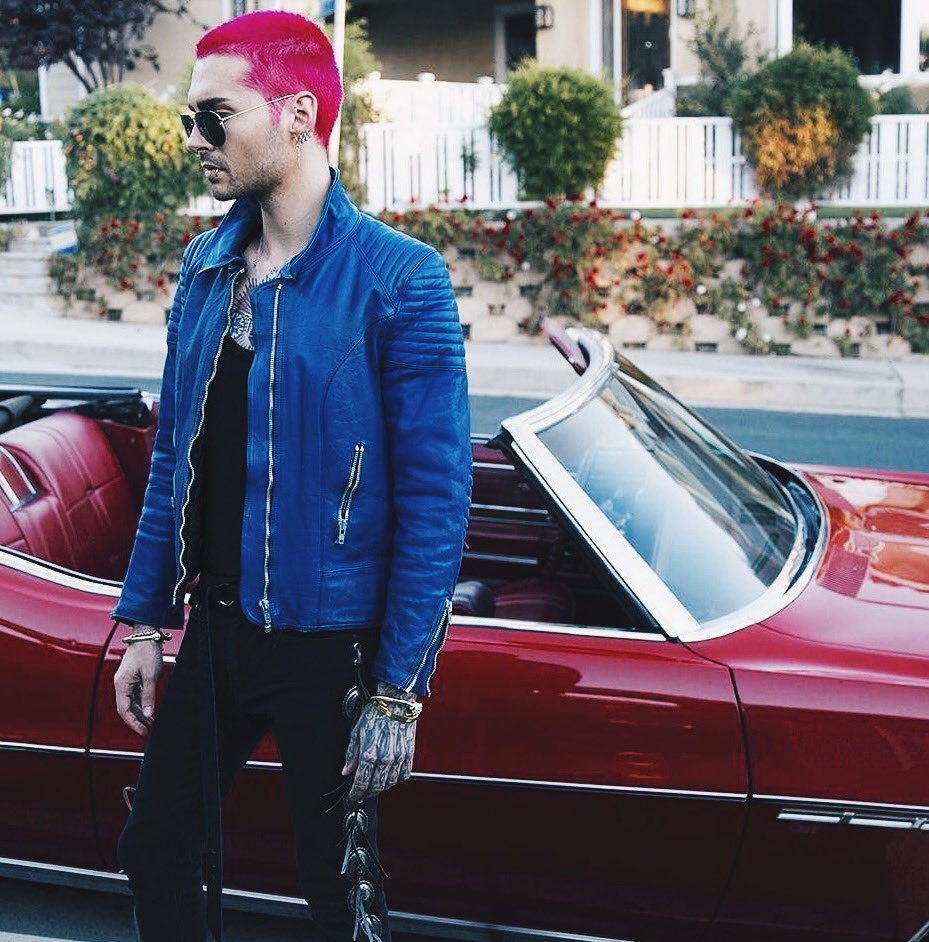 tbtokiohotel's tweet photo. 16.08.2016: @billyisnotok filming his video for #californiahigh  in Los Angeles, US https://t.co/qYjD0JRQDf