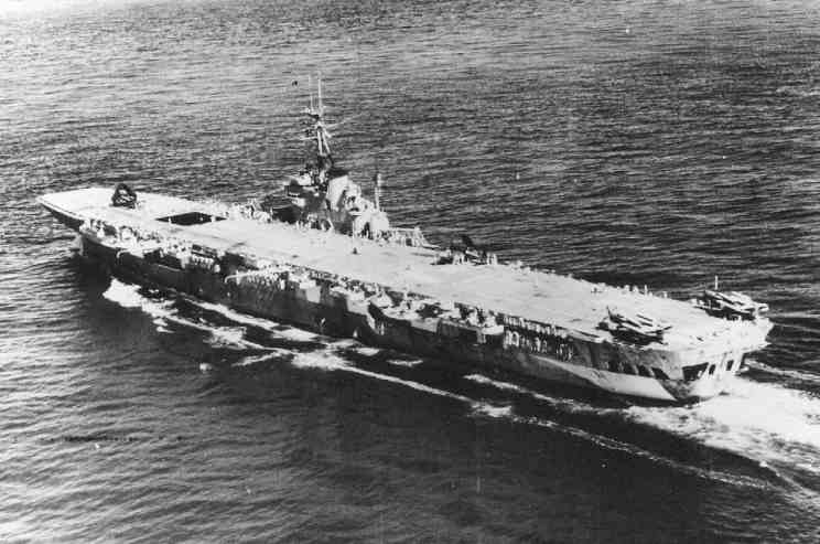 At its heart lay four new Colossus Class light carriers, designed by the chief naval architect at Vickers JS Redshaw in early 1942 & built in an average of 27 months each, at 18,000 tons they were smaller, & lacked the speed (25kt), armour & 4.5in guns of the Illustrious Class...