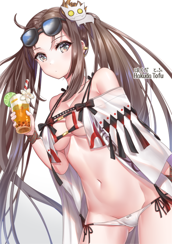 虞美人(Fate) 「水着の虞美人を描きました
#FGO5周年 #FGO 」|はくだ　とふのイラスト