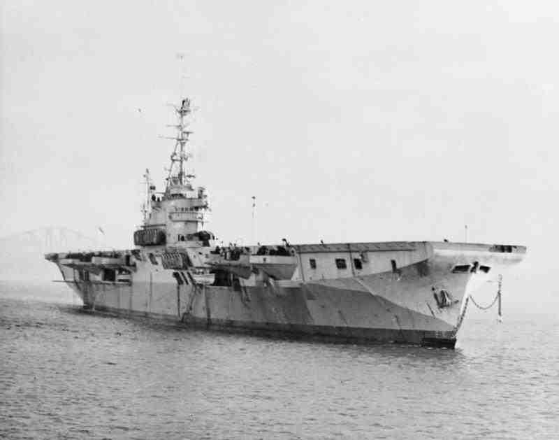 Nonetheless, they each carried 40 aircraft (18-21 Corsair fighters & a similar number of Fairey Barracuda torpedo bombers). Commanded by R/Adm Cecil Harcourt aboard the flagship HMS Venerable, HMS Colossus, HMS Glory & HMS Vengeance were a powerful addition to the Pacific Fleet.