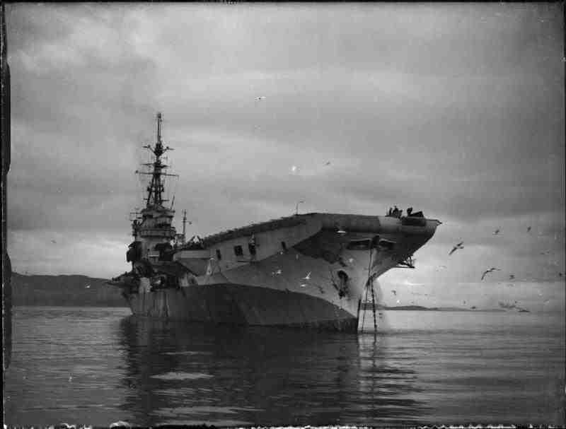 Nonetheless, they each carried 40 aircraft (18-21 Corsair fighters & a similar number of Fairey Barracuda torpedo bombers). Commanded by R/Adm Cecil Harcourt aboard the flagship HMS Venerable, HMS Colossus, HMS Glory & HMS Vengeance were a powerful addition to the Pacific Fleet.