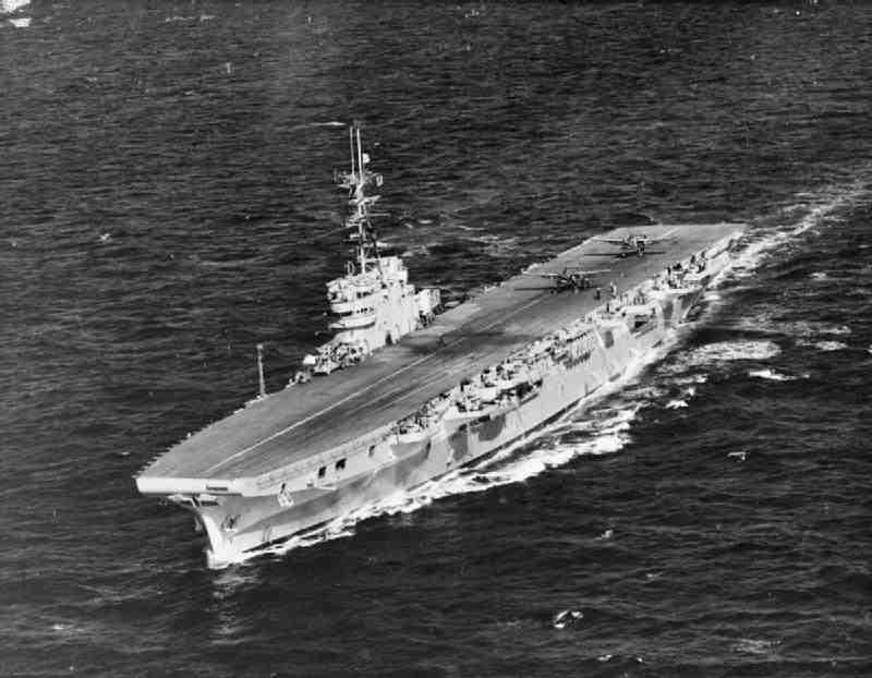 Nonetheless, they each carried 40 aircraft (18-21 Corsair fighters & a similar number of Fairey Barracuda torpedo bombers). Commanded by R/Adm Cecil Harcourt aboard the flagship HMS Venerable, HMS Colossus, HMS Glory & HMS Vengeance were a powerful addition to the Pacific Fleet.