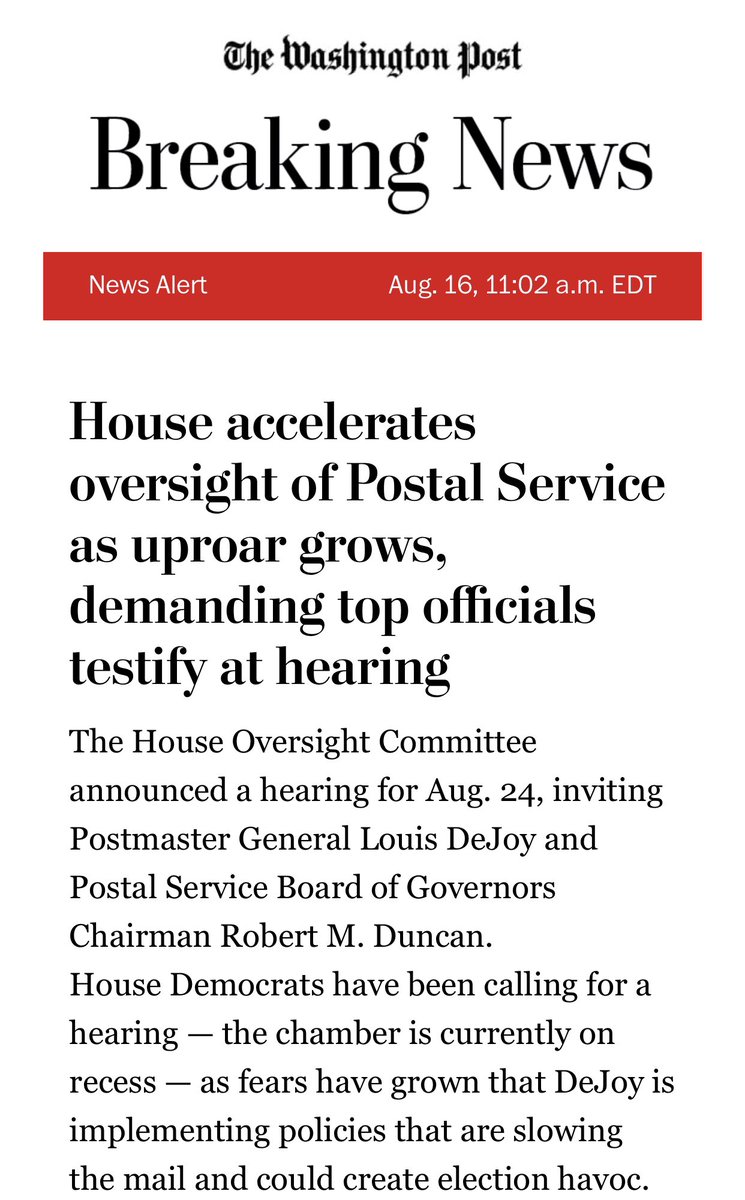 “Scandal” in record time. 48 hours ago, nobody was talking about the mail. By tomorrow, fully engulfed. All predicated on mail-in voting. Which wasn’t a thing until a couple of months ago. Which wasn’t a thing until everyone was scared indoors. Brilliant were it not so dishonest