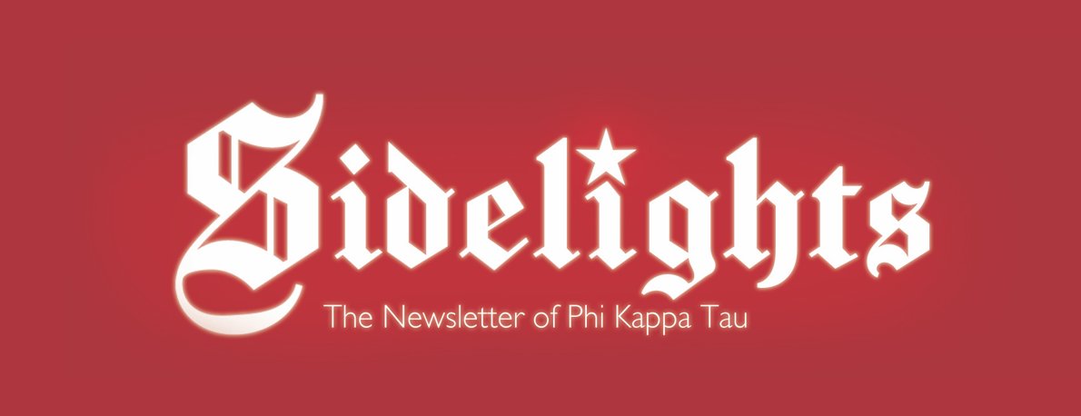 PhiKappaTau's tweet photo. August Sidelights included an awards recap, features on the Maxwell &amp; Shideler winner, the launch of the Diversity, Equity, &amp; Inclusion committee, and more. 

Not receiving our monthly newsletter? Sign up here: 
https://t.co/TB5wI6MjeD https://t.co/knYuHIRCev
