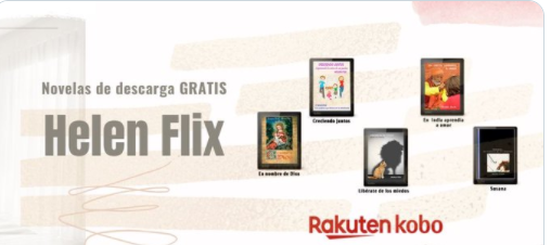 corrigenda_es's tweet photo. CUATRO #novelas de @HelenFlix siguen totalmente GRATIS y que te puedes descargar en @Kobo_ES dando clic en el enlace 📱 https://t.co/DrWEC1OEmD
#queleer 
#LibrosRecomendados 
#DescargaLegal
#Gratis https://t.co/cbrCduNqGm
