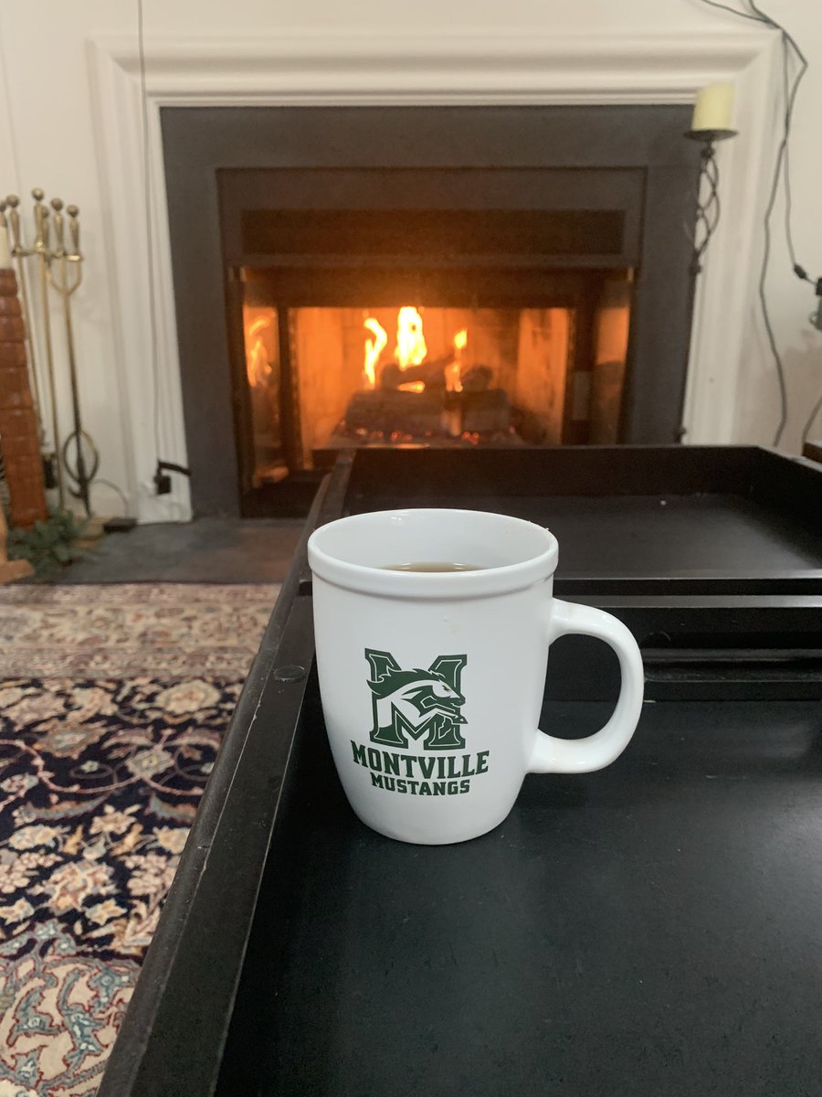 Doesn’t happen all that often in August, but it’s this kind of a day today.  Thank you <a href="/MTHSAthBoosters/">MontvilleAthleticBoosters</a>  for the awesome mug.  #RollStangs