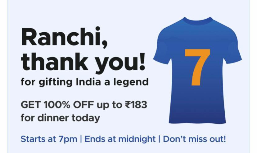 FantasyDefeater's tweet photo. Hlw @ZomatoIN

Uttar Pradesh also gifted a legend @ImRaina 😍😉

So what is the CODE ??
Hope.. UP walo ke liye bhi plan hai kuch 😀😀😀😜

Must reply @ZomatoIN
@Zomato @zomatocare @msdhoni

#DhoniRaina https://t.co/EIPn2C6AF9