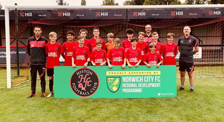 NorwichCityFD's tweet photo. EJA | @HistonFC squads hosted Rushden &amp; Diamonds today at Bridge Road. A great opportunity on the first team pitch with some fantastic performances.  👍⚽️ https://t.co/DSZIjcTEai