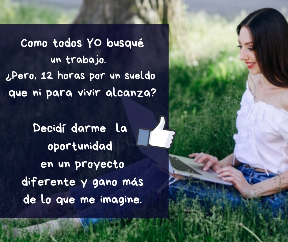 Alysonrg191's tweet photo. Me pasó a mi.  Ya todo va a cambiar, busca tu plan B. Te enseño como generar ingresos propios. #SoyMiPropioJefe #Emprende #Negocios https://t.co/GGCrEsIRHW