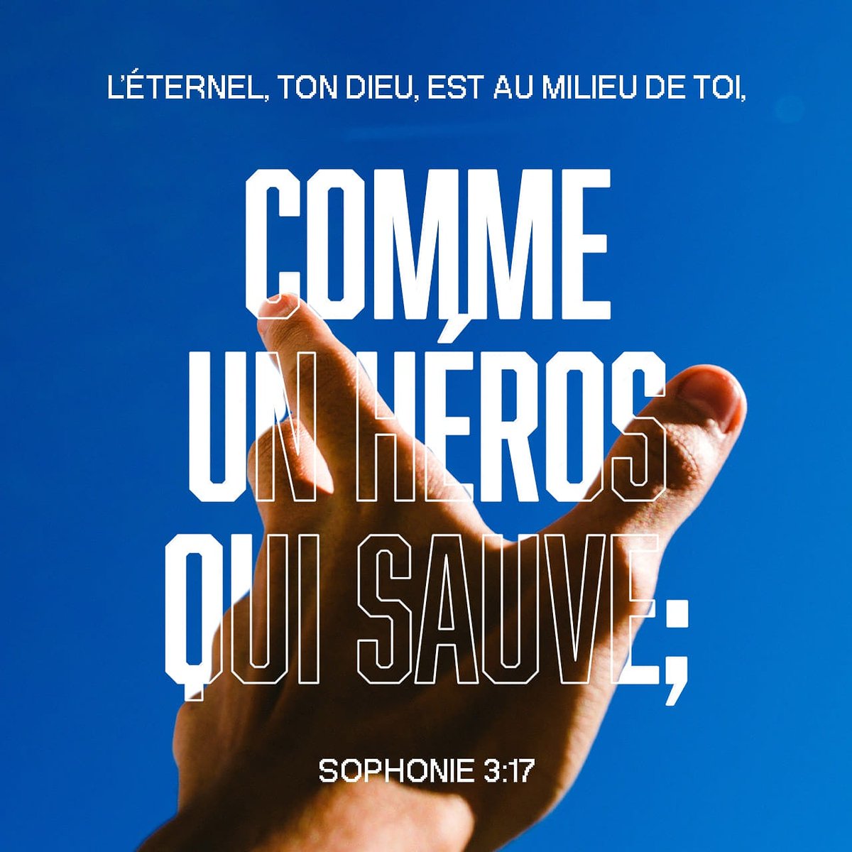 shajeri92's tweet photo. Le Seigneur , ton Dieu, est au milieu de toi. C’est lui le héros qui remporte la victoire. Il est rempli de joie à cause de toi, son amour te donne une vie nouvelle. Il danse pour toi avec des cris de joie,
Sophonie 3:17 https://t.co/o0uNdGbD7c