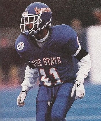 There's a lot of helmets in  @BroncoSportsFB's history, but there's only two that top my list. The Broncos script and the Fiesta Bowl era helmet.