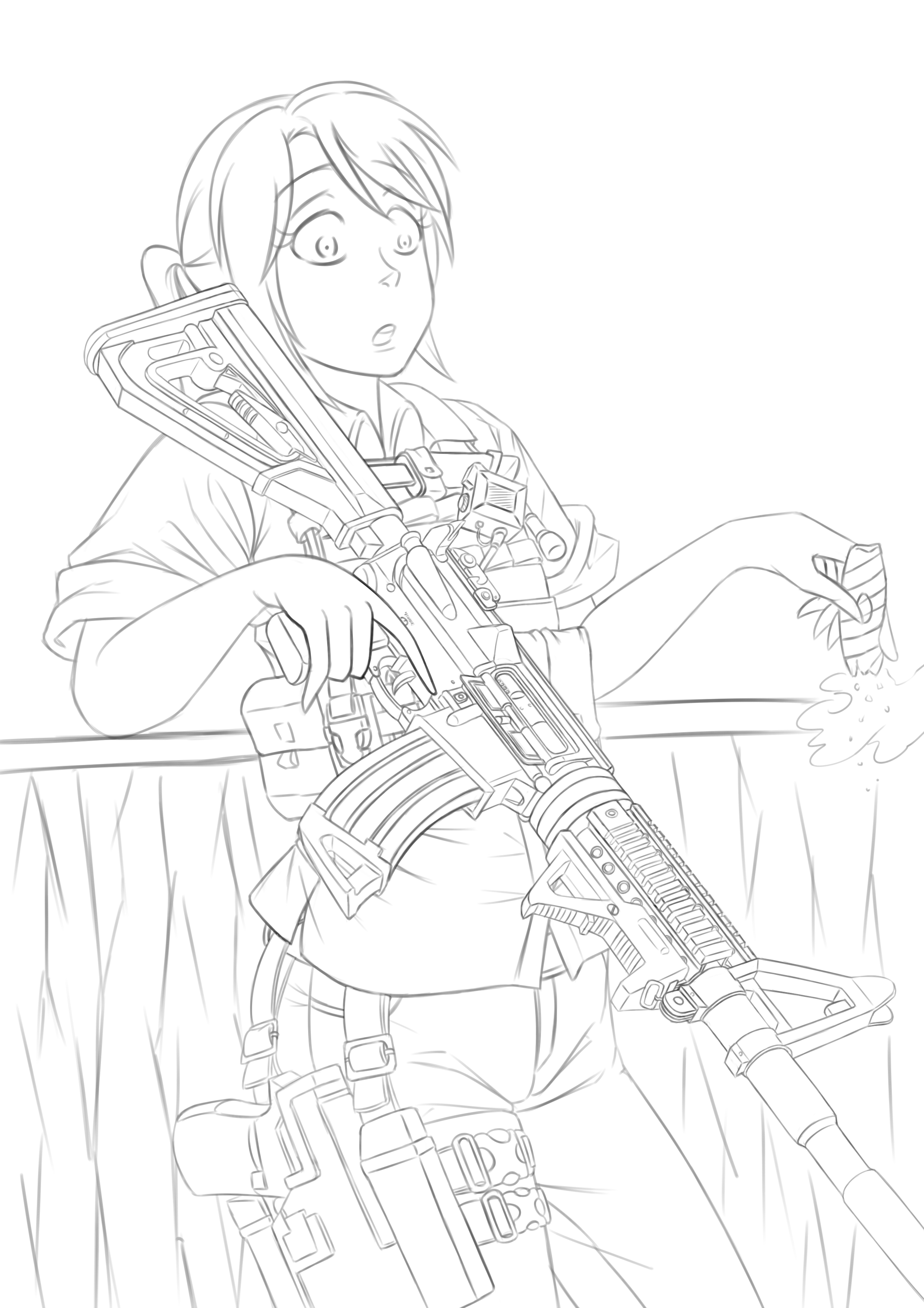 m4 drawing outline