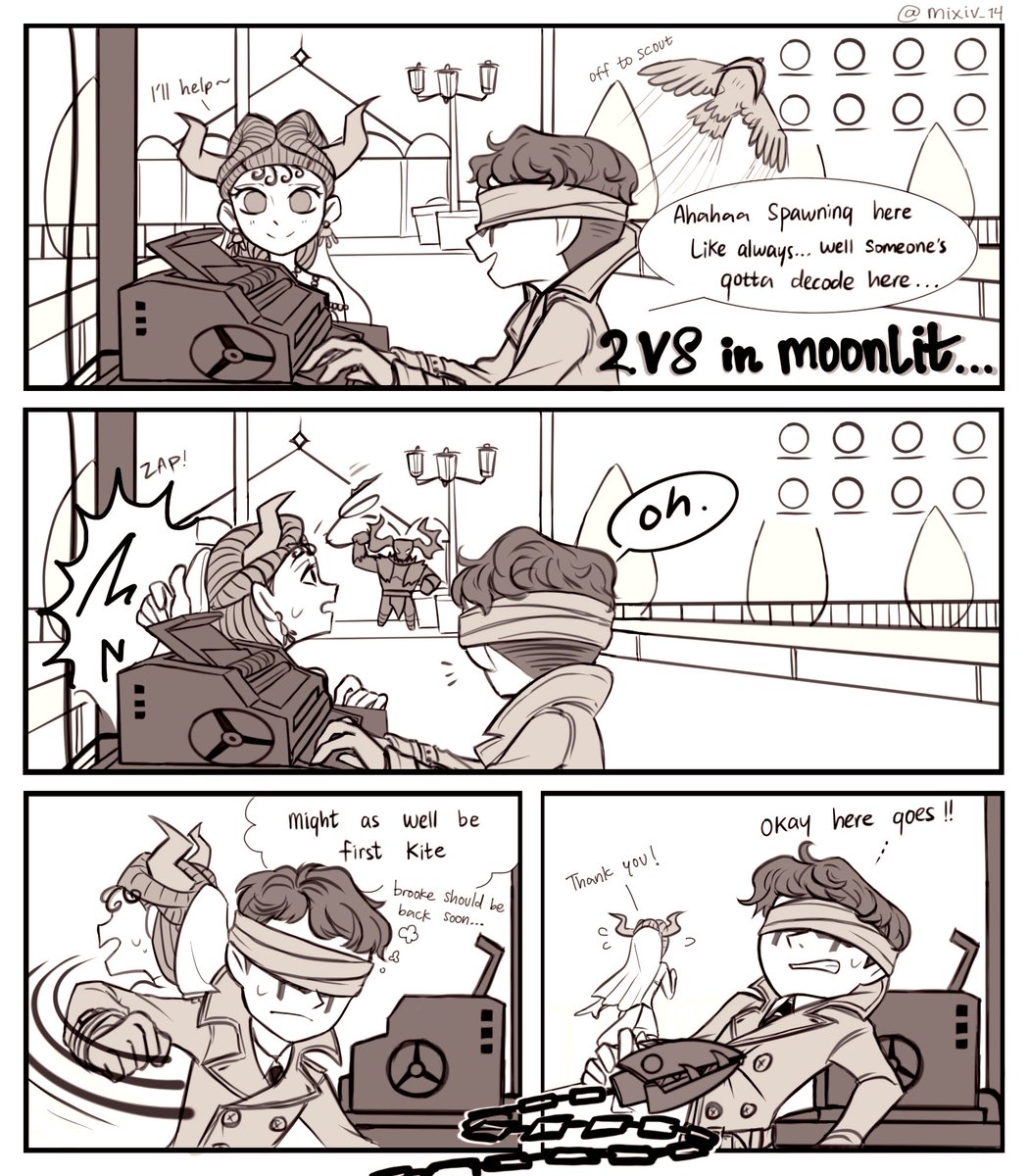 Ahaha anyways I'm traumatised #IdentityV 