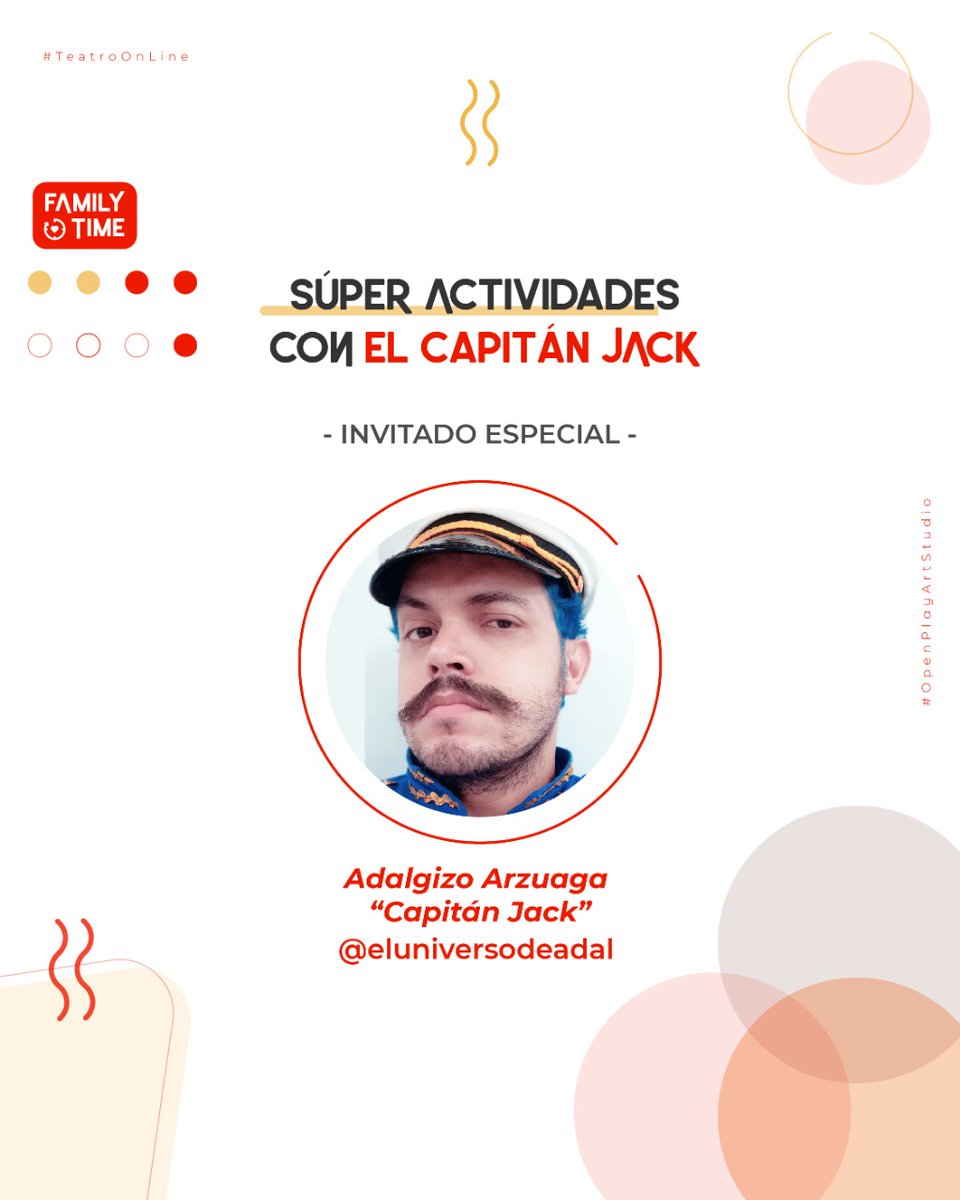 OpenPlayCol's tweet photo. 👪 ¡Vivamos juntos #FAMILYTIME y divirtámonos en familia! Nuestro invitado especial @eluniversodeadal ⚓ y Doña Gertrud @danirz20 #OpenPlayFamily 🧡

💡Recuerda que la cita es por #IntagramLIVE y #FacebookLive 

Aliados en Difusión @cartelerateatrobaq @barranquillacpt @merkifest https://t.co/CSqHP5NGXC