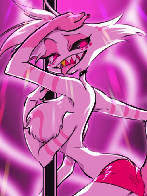 ADDICTのエンジェル兄さん良すぎて…
#hazbinhotel
#angeldust 