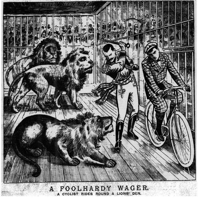 These people CANNOT be trusted with access to a lions’ den.- Illustrated Police News (UK Ed., 1899)