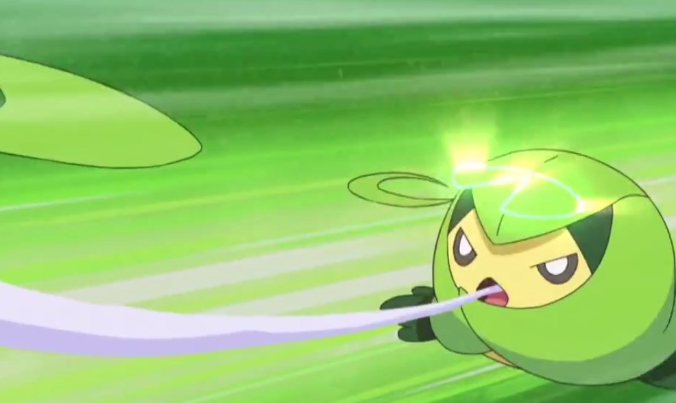 SkinnyPokemonPanda on Twitter "[Pokemon] 5️⃣4️⃣1️⃣ Swadloon 🐛🥬 Leaf