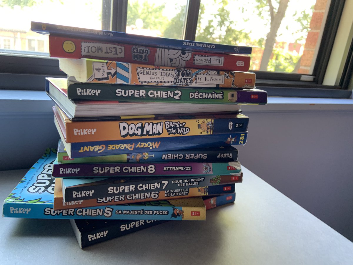 The new year rolls around, and he’s stealing his big brother’s books. He’s got a library on the go.