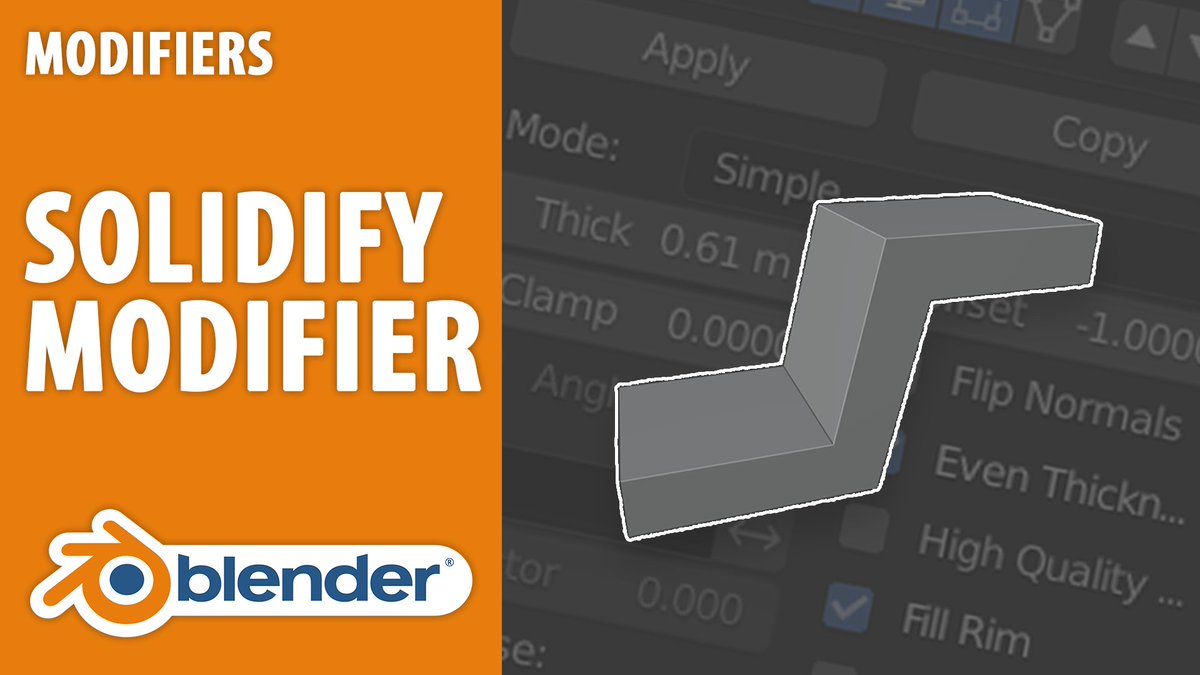 makeindies's tweet photo. Tutorial: Solidify Modifier In Blender 2.8
https://t.co/n1v3fcOdzV
#tutorial #gamedev #indiedev #b3d https://t.co/LQzRplj0cg