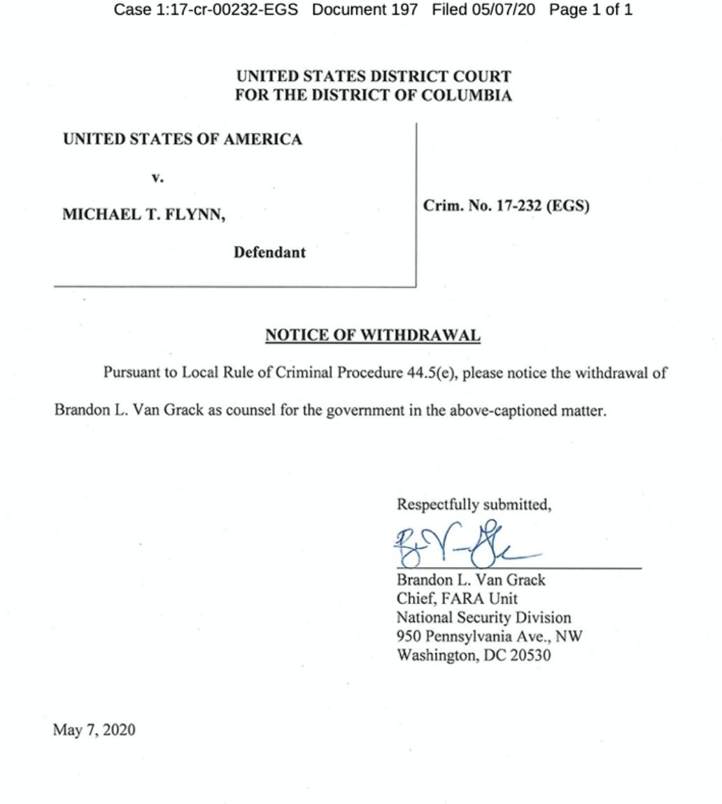 Brandon Van Grack, the lead Mueller team prosecutor on the Flynn case, the moment he realized what US Attorney Jeff Jensen had found and was now being unsealed for the whole world to see, he couldn't resign and GET OUT OF THERE fast enough.