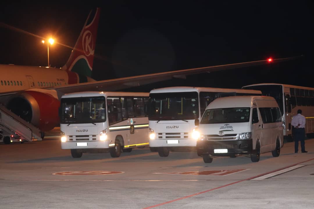 Government has completed the successful repatriation of 158 Emaswati who have arrived through the KMIII Int. Airport this afternoon. The returning nationals will undergo the mandatory health procedures over the coming days. #WelcomeHome
