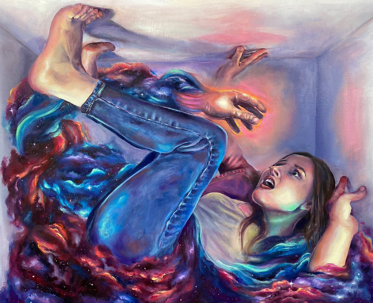 InsaneLane25's tweet photo. Do I upload my art on here too? Orrrrr do I reserve that for Instagram? Anyway, here’s my latest painting, thanks for looking 💫✨ https://t.co/i0yV75QW2Q