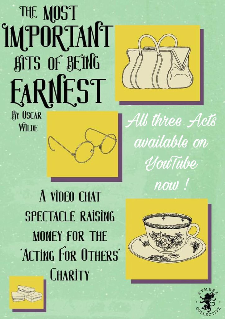 _Kymera's tweet photo. Here’s where to watch Kymera Theatre Collective’s Reading of #TMIBOBE 

🥪ACT ONE: https://t.co/PQ6iMp3qTf

☕️ACT TWO: https://t.co/P6sAnvE981

👜ACT THREE: https://t.co/oU9SiHmtVR

#EarnestBits https://t.co/9tqRSZIebG