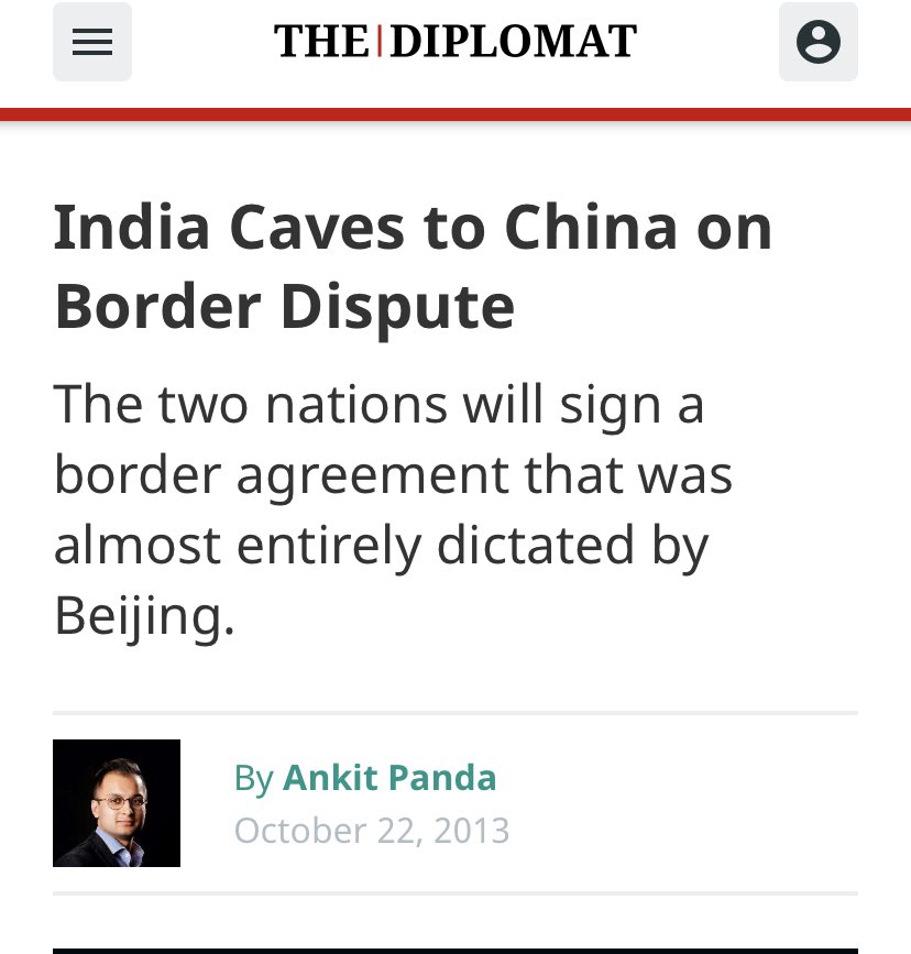 2. In 2013, before Li Keqiang’s India visit, a major standoff took place at Depsang, leading to the signing of the Border Defence Cooperation Agreement during Manmohan Singh’s visit to China in October 2013. BDCA turned into another CBM without much relevance. 5/7